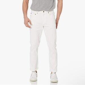 NWT Amazon Essentials Men's Slim-Fit Jeans White Jeans
